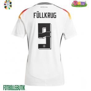 Tyskland Niclas Fullkrug #9 Hemmatröja Kvinnor EM 2024 Kortärmad